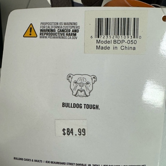 Carry and Conceal Bag Purse Navy Blue and White with Black trim BULLDOG Cases - Picture 6 of 12